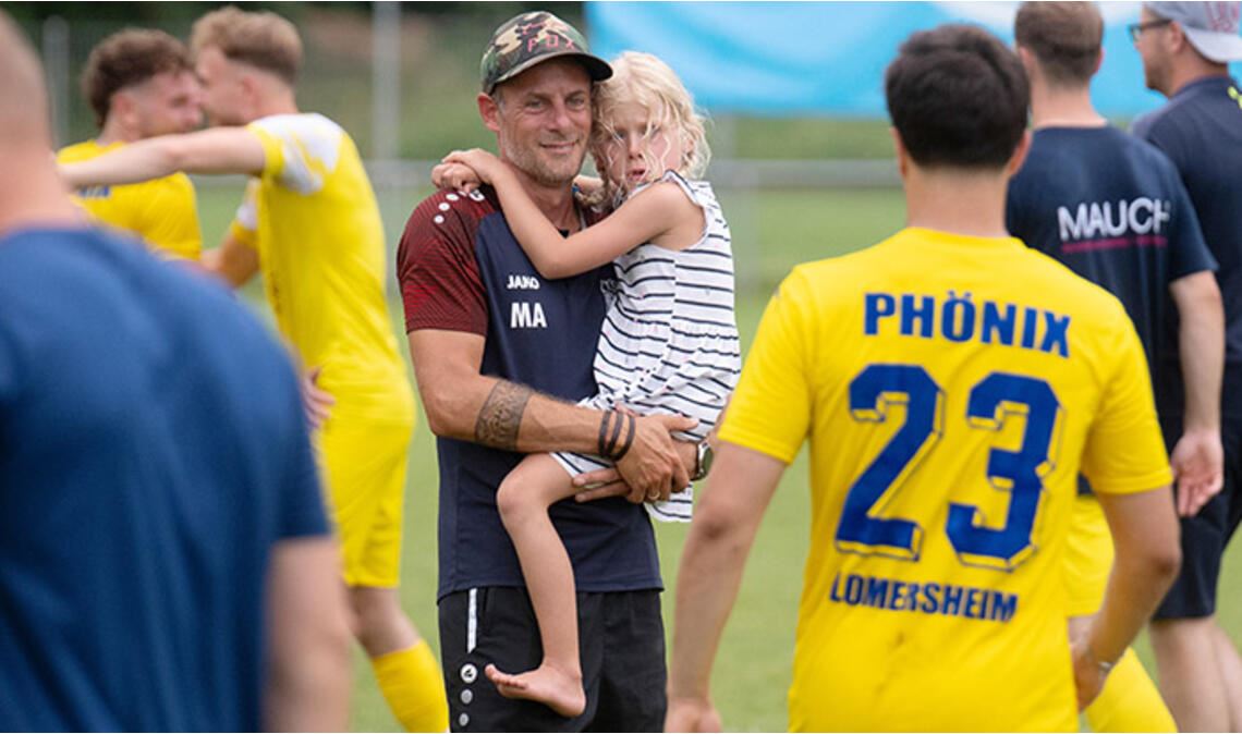 Ötisheims Trainer Manuel Armingeon nach der Partie