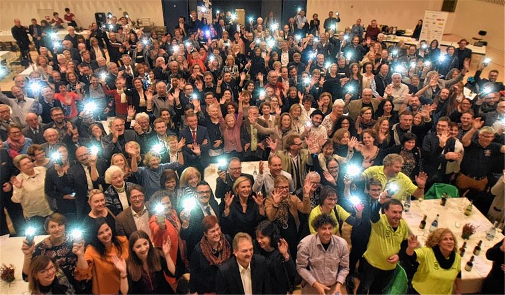 Goldstadt-Helfer feiern ihren Erfolg