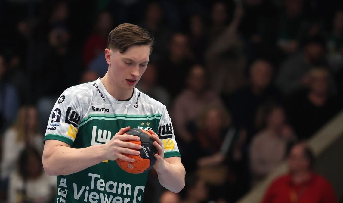 Ole Pregler: Sein Debüt im Frisch-Auf-Dress verlief alles andere als erfreulich.