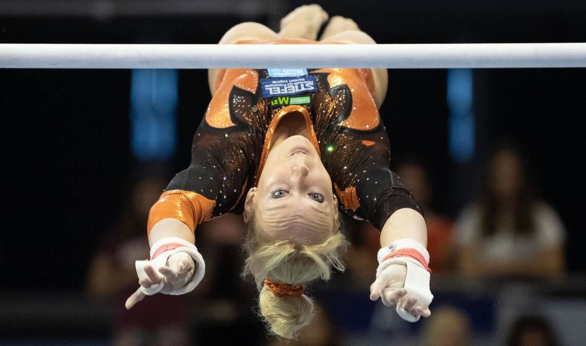 Olympia-Turnerin Janine Berger.