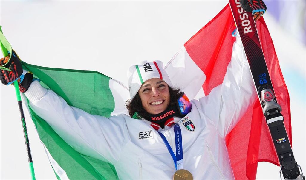 Olympiasiegerin im Super-G: Die Italienerin Federica Brignone.