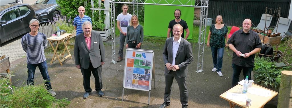 Organisatoren, Kooperationspartner und Förderer des neuen Projekts. Foto: Peche