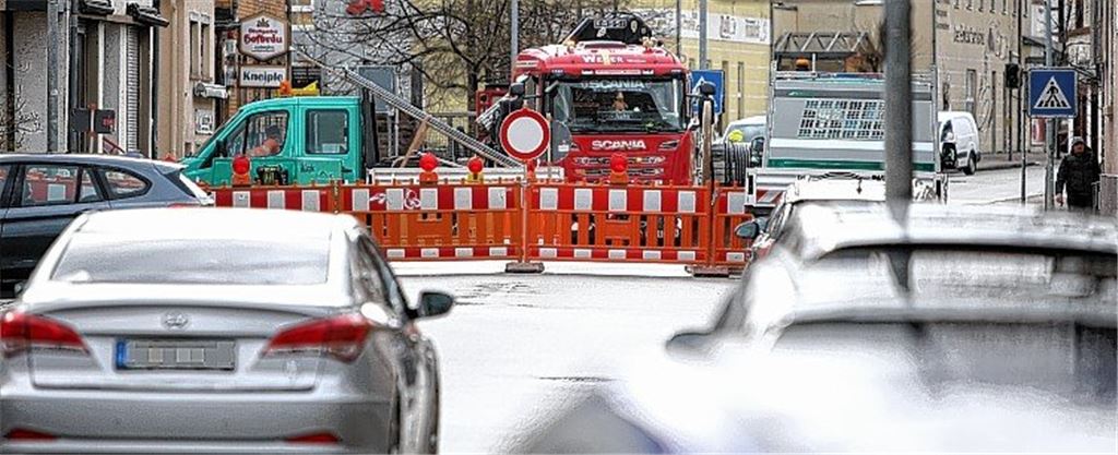 Ortsdurchfahrt gesperrt
