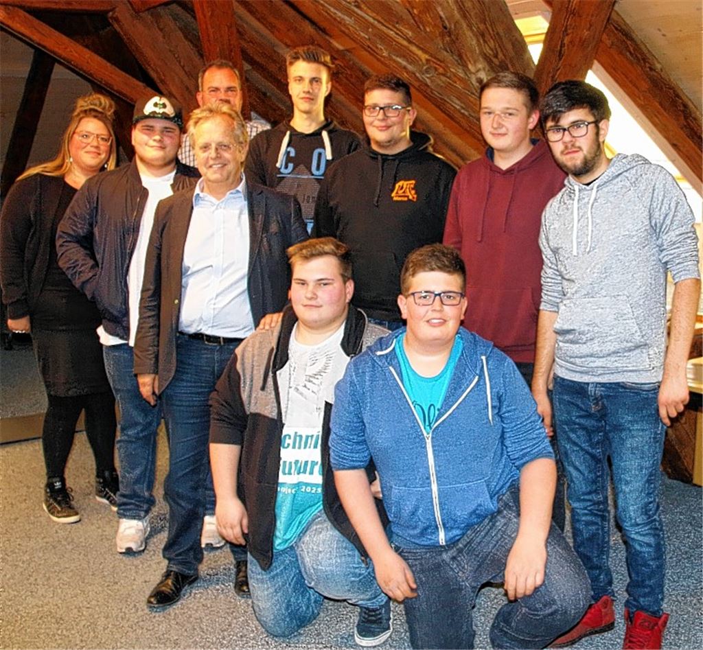 Jugendliche befragen Bürgermeister