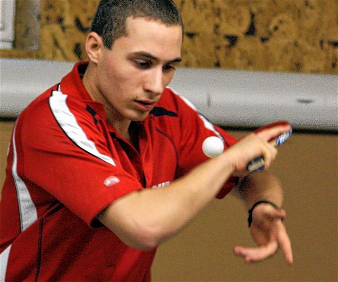 Oskar del Negro spielt sein letztes Jahr in der Jugend. Nach der Saison wechselt er von Großglattbach zu den TTF Ötisheim-Erlenbach.  Foto: Westermann