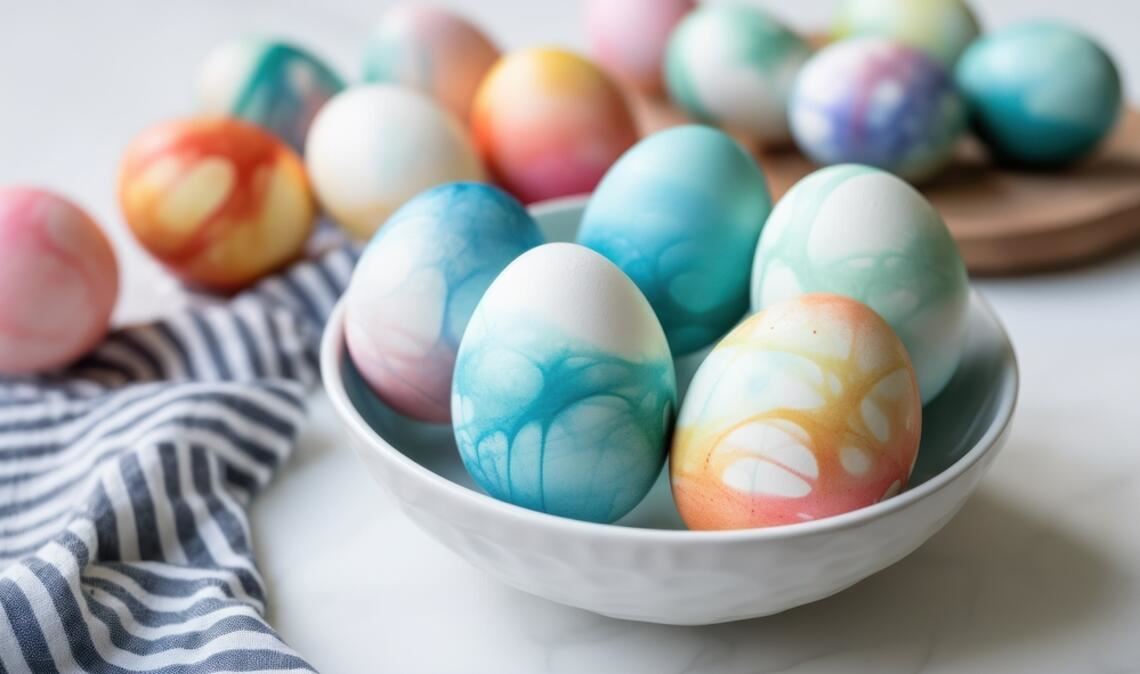 Ostereier richtig kochen: So lange müssen Eier ins Wasser, damit sie hart und unbeschädigt bleiben – ideal zum Färben und Verzieren an Ostern.