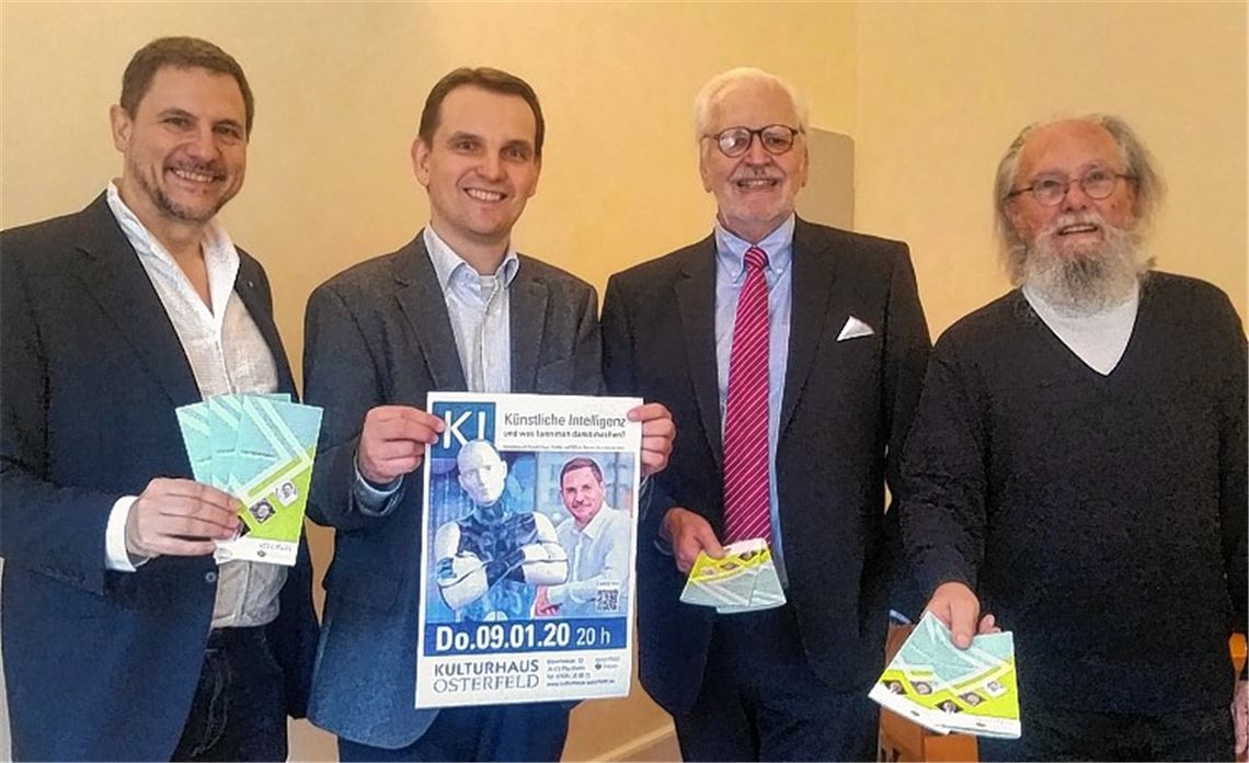Osterfeld for future: Carsten Kraus, Andreas Mürle, Gerhard Schimpf und Michael Mörike (v.li.) stellen die neue Reihe im Pforzheimer Kulturhaus vor.Friedrich