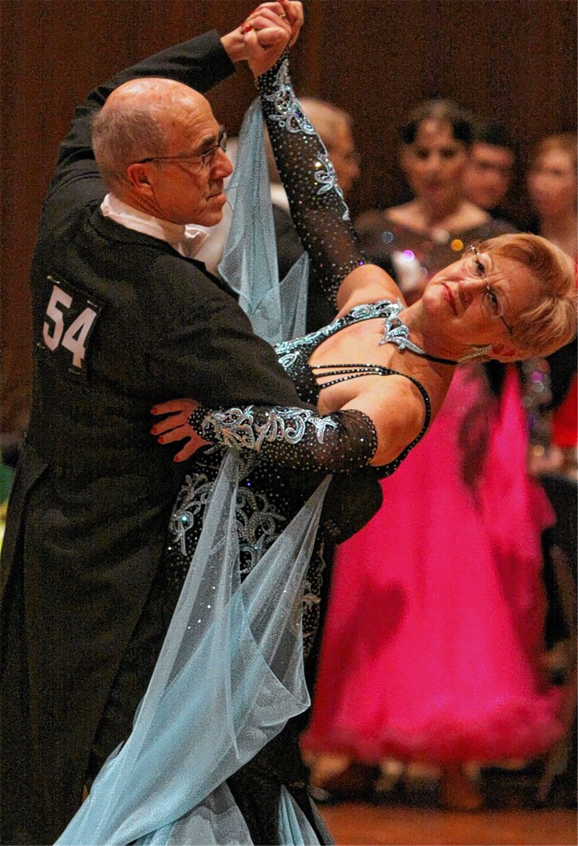 Otto und Hildegard Bertsch erreichen die Finalrunde der S-Klasse. Archivfoto: Eigner