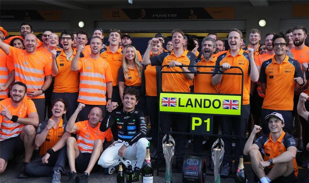 P1 für Platz eins - wird das am Ende auch der Rang für Lando Norris in der WM sein?
