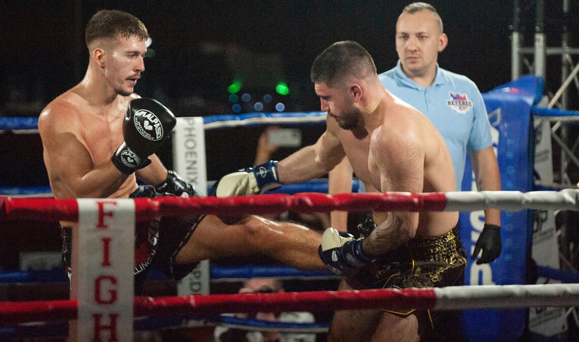 Panagiotis Syritoudis vom Fightclub Illingen.