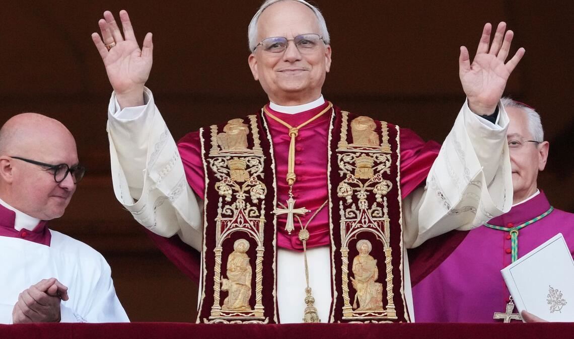 Papst Leo XIV. am Tag seiner Wahl. (Archivbild)