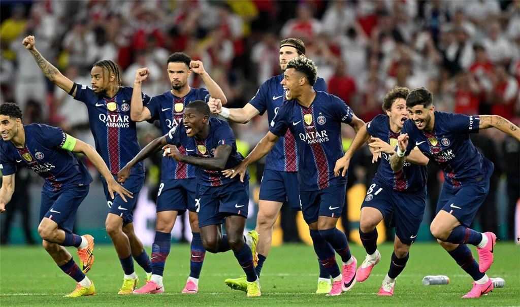 Paris Saint-Germain hat den Platz auf Europas Fußball-Thron erfolgreich verteidigt.