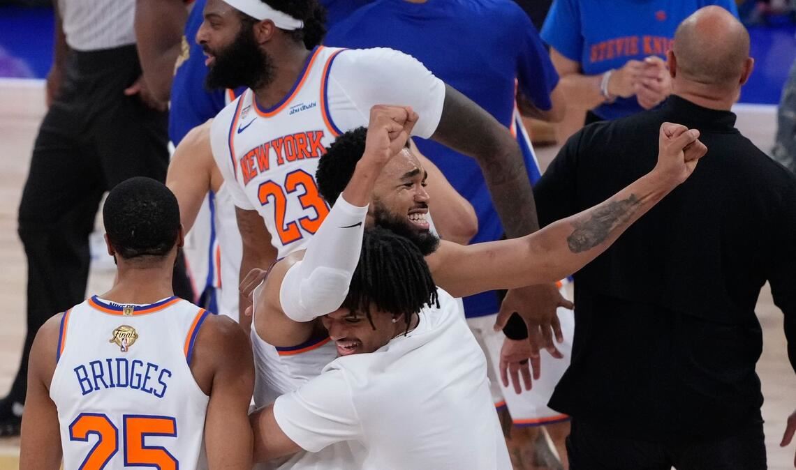 Party in New York: Die Knicks drehen das vierte Finale.