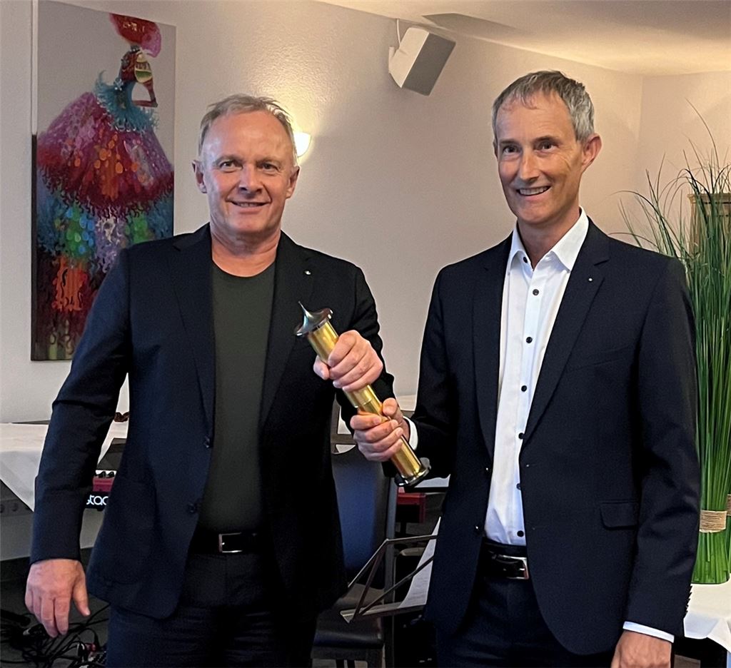 Past-Präsident Gert Meier (li.) und der neue Präsident Martin Kollmar. Foto: privat