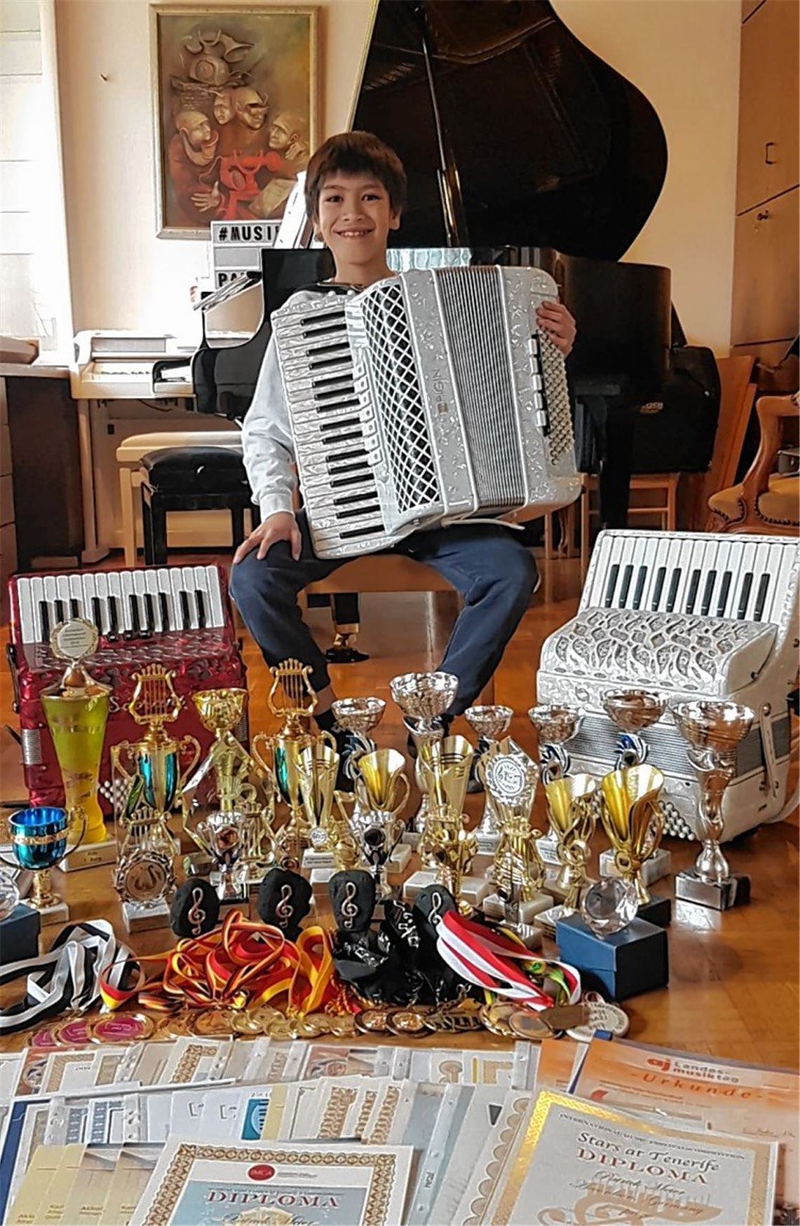 Zehnjähriger gibt Solokonzert Zehnjähriger gibt Solokonzert