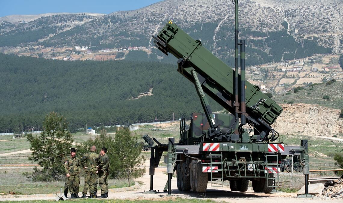 Patriot-Luftbwehr in der Türkei.