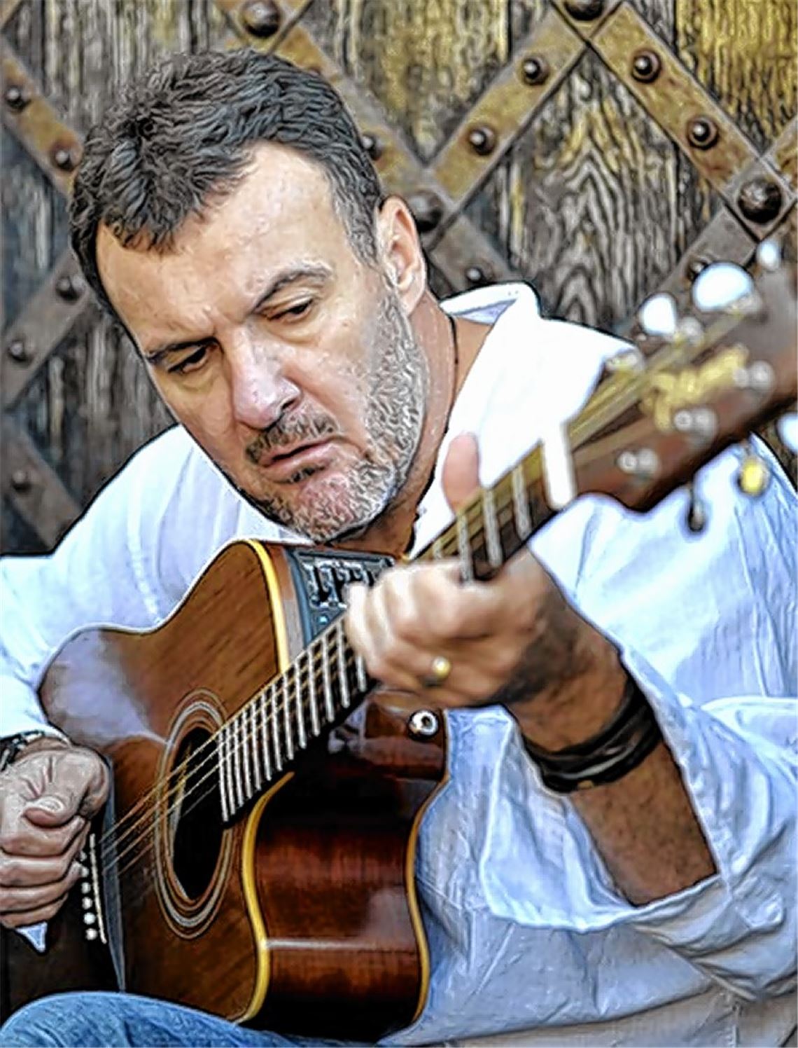 Singender Journalist zu Gast im Weinstall