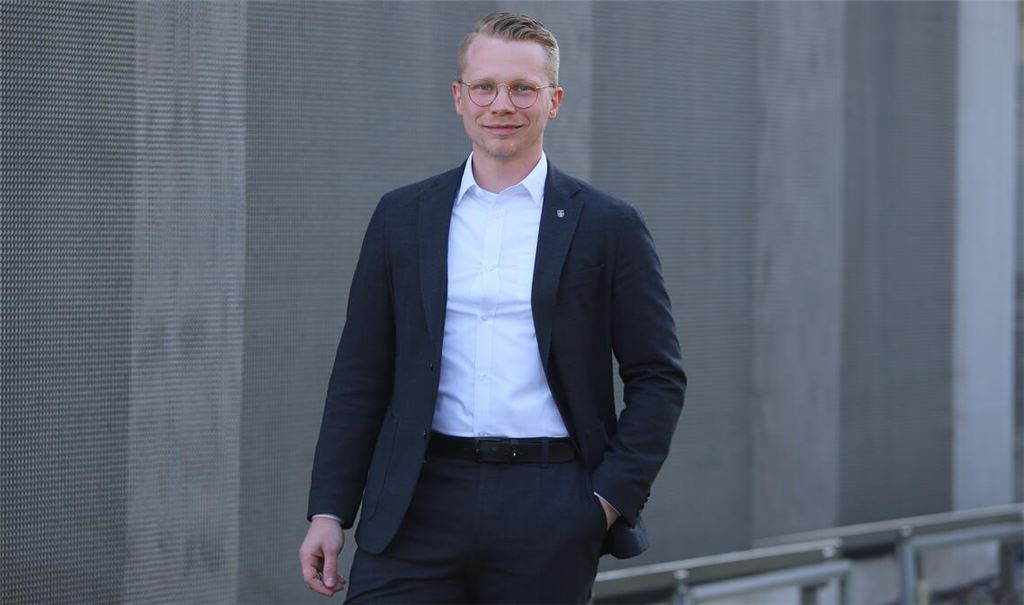 Paul Renner setzt in seinem OB-Wahlkampf vor allem auf Gespräche. Foto: Deeg