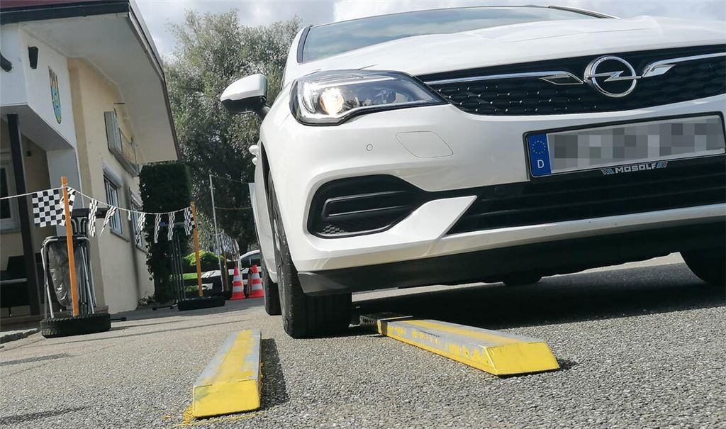 Perfekte Kontrolle: Fehlerfrei in der freiliegenden Spurgasse. Foto: privat