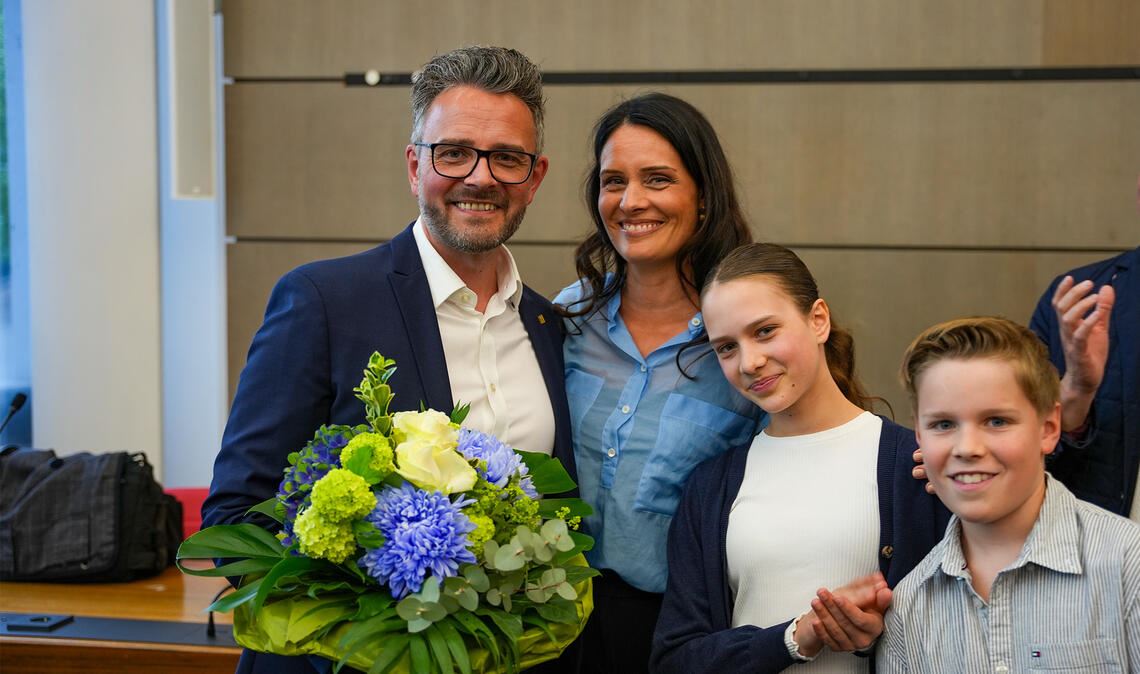 Peter Boch fährt einen klaren Wahlsieg ein. Foto: Stadt Pforzheim, Ljiljana Berakovic 