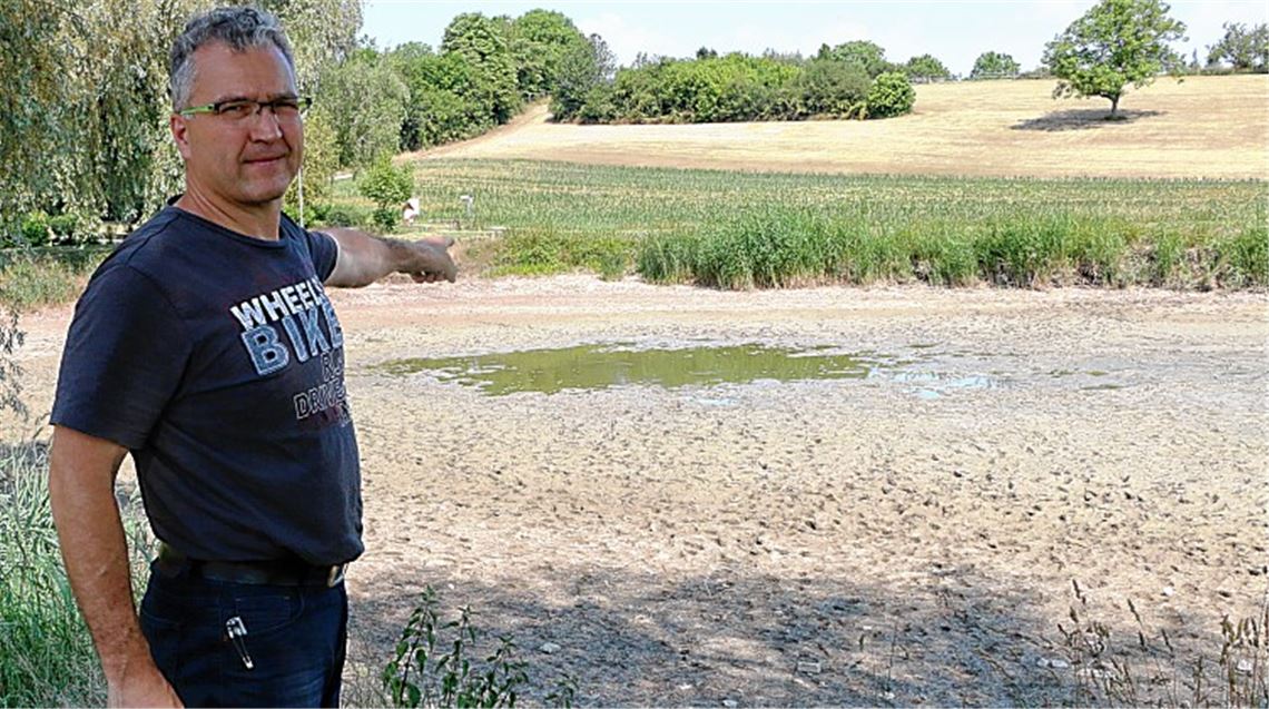Wullesee liegt auf dem Trockenen