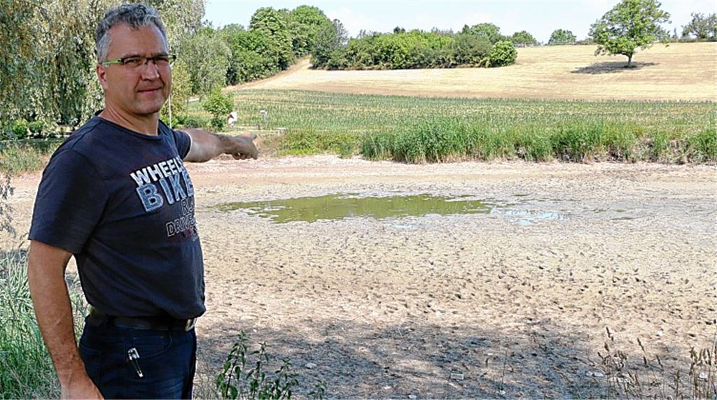 Wullesee liegt auf dem Trockenen