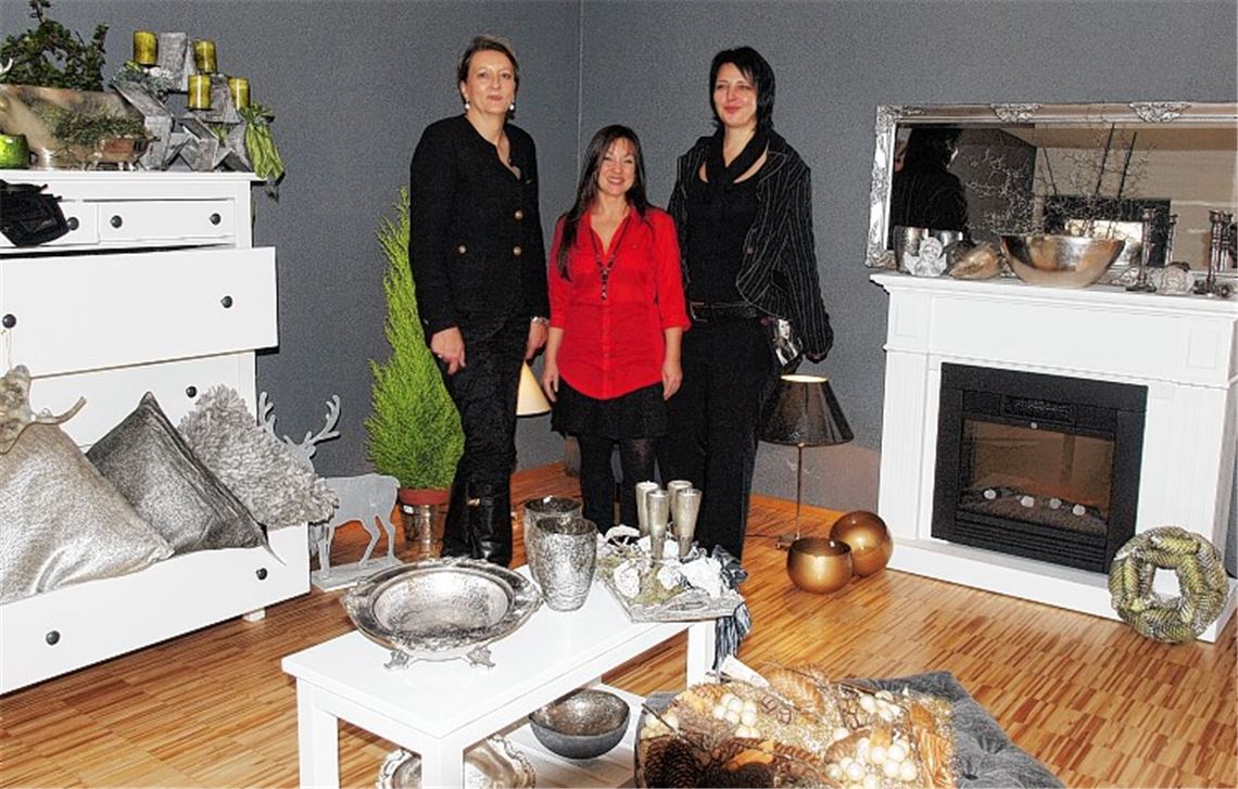 Petra Kühn und ihre Mitarbeiterinnen Sabine Naranjo und Heidi Zimmermann (v. li.).