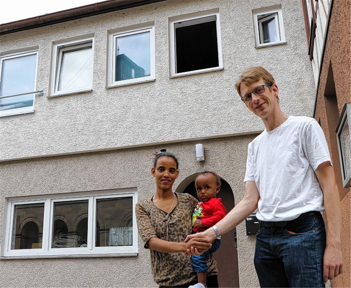Kirchengemeinde beherbergt Familie aus Eritrea