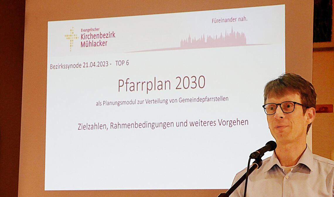 Pfarrer Markus Epting erläutert die geplanten Stellenkürzungen. Foto: privat