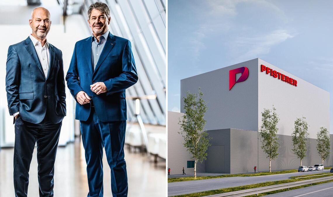 Pfisterer wird von nur zwei Vorständen geführt: Johannes Linden (links) und Konstantin Kurfiss