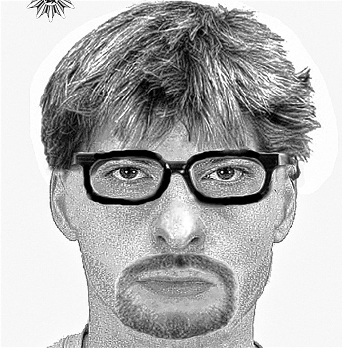 Phantombild des Räubers.