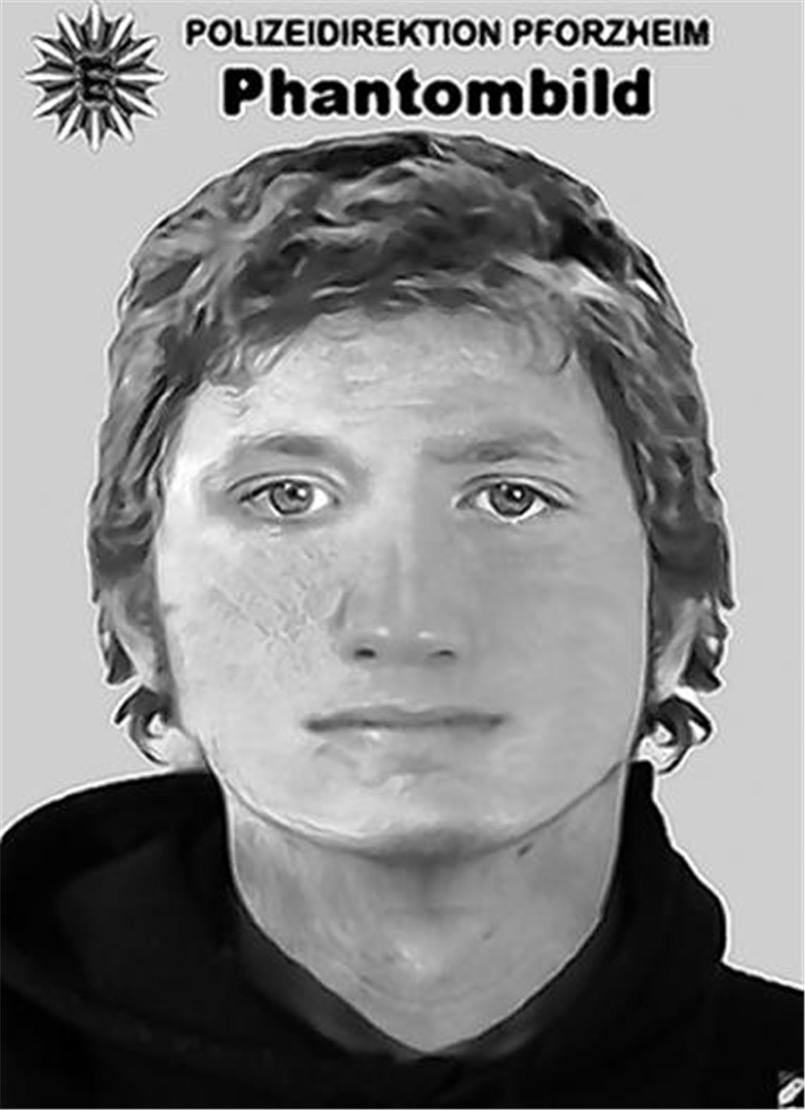 Phantombild des Vergewaltigers. Foto: pol