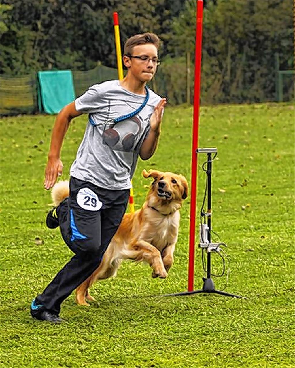 Philipp Fiedler und Henna sprinten für Mühlacker auf den ersten Platz. Foto: Heintel