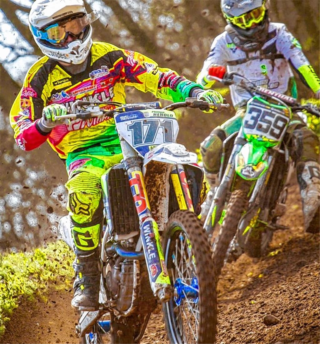 Motocrosser nicht ganz zufrieden