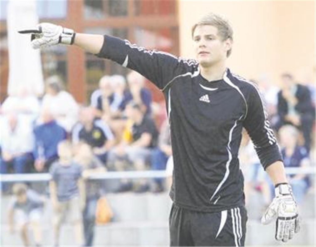Phönix-Torhüter Daniel Kern könnte morgen einiges zu tun bekommen, den der Sturm ist das Prunkstück des TSV Öberriexingen.
Foto: Eigner