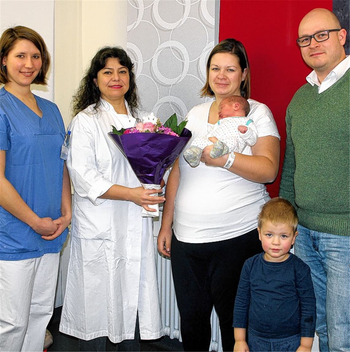 Neujahrsbaby kommt schnell