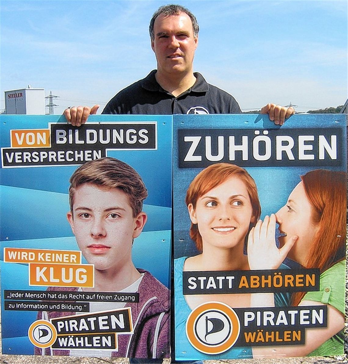 Piraten-Kandidat Holger Reichert. Foto: Sadler
