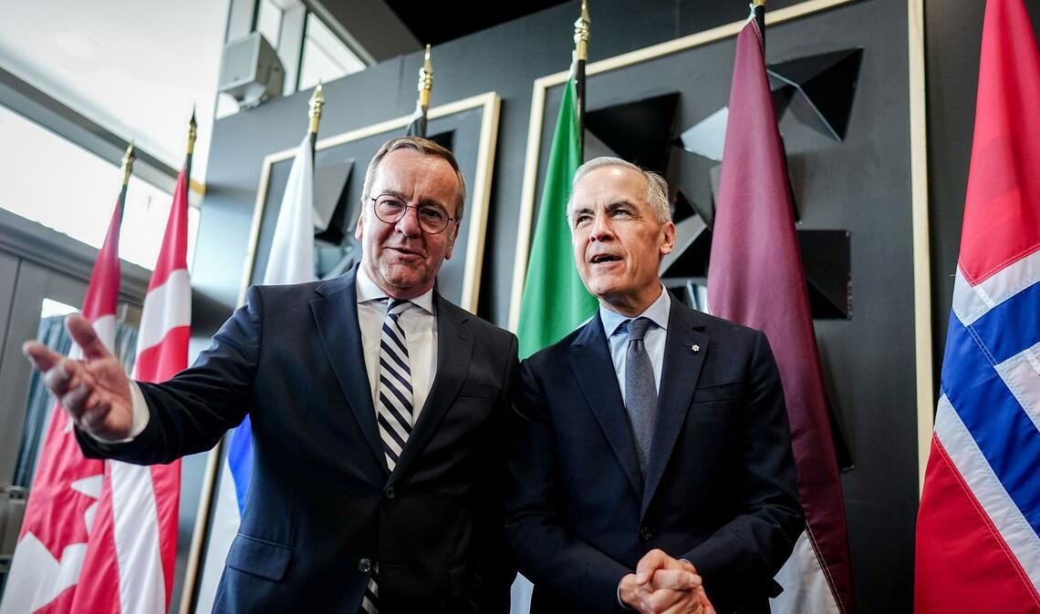 Pistorius hat unter anderem den kanadischen Premierminister Mark Carney getroffen.