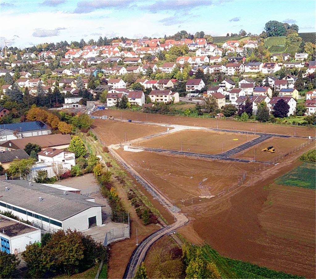 Platz für 40 Häuser: das Neubaugebiet „Leinfelder Weg“ in Vaihingen.