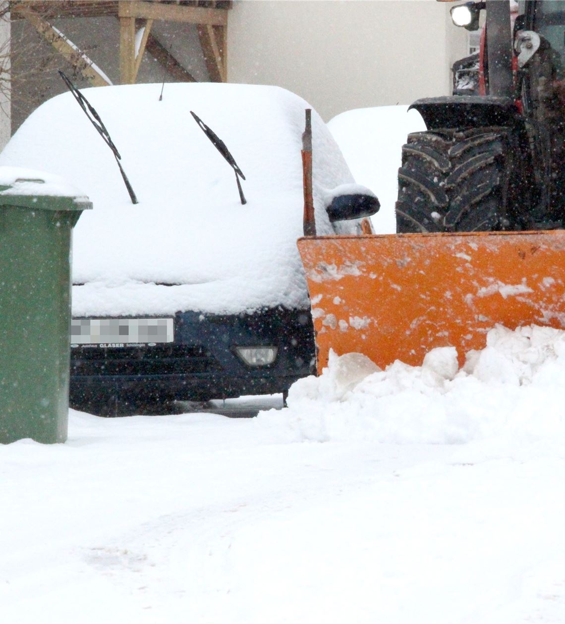 Platz für den Schneepflug. Foto: Archiv