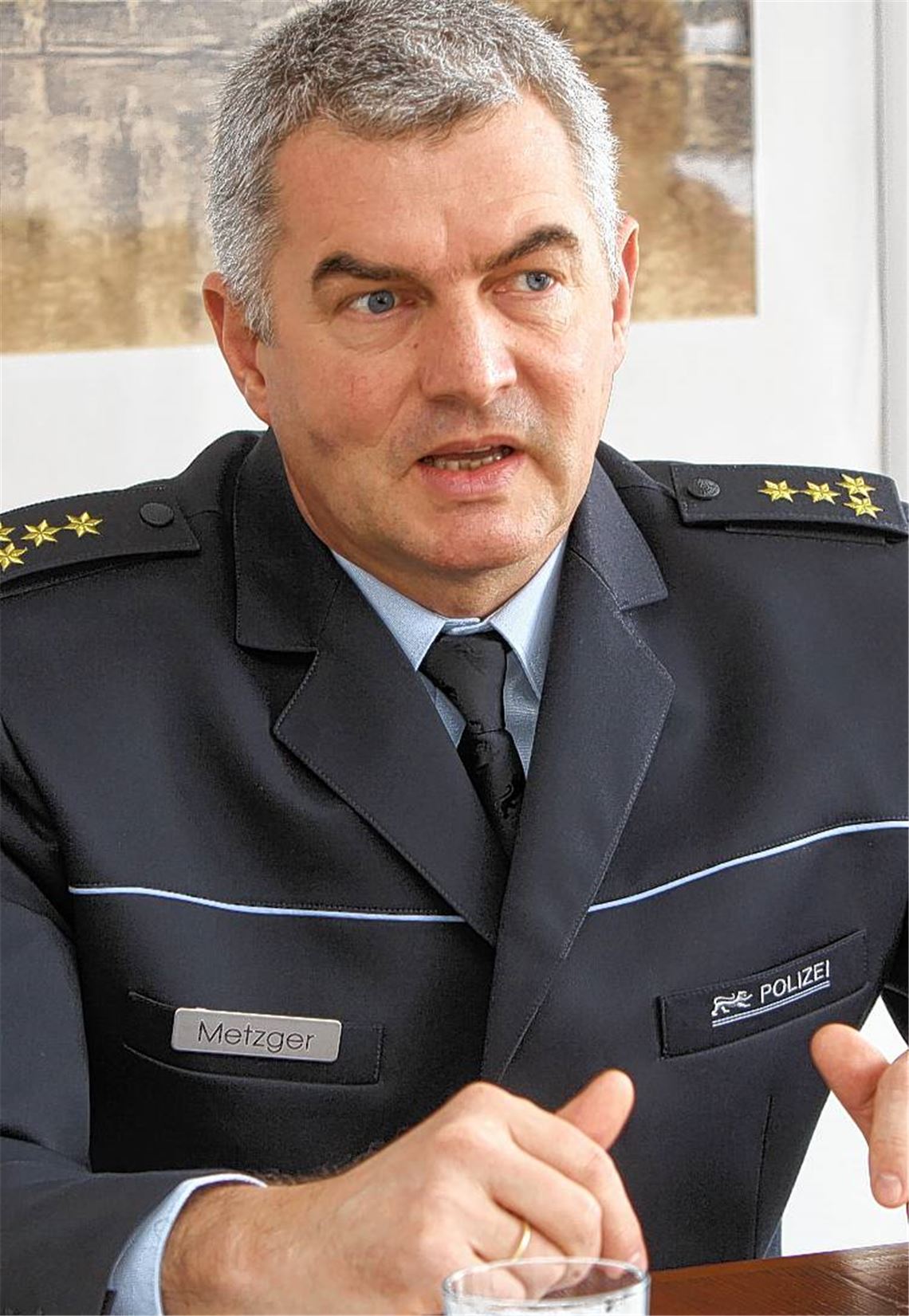 Polizeichef Burkhard Metzger hofft, dass in Pforzheim eines der neuen Präsidien entsteht. 