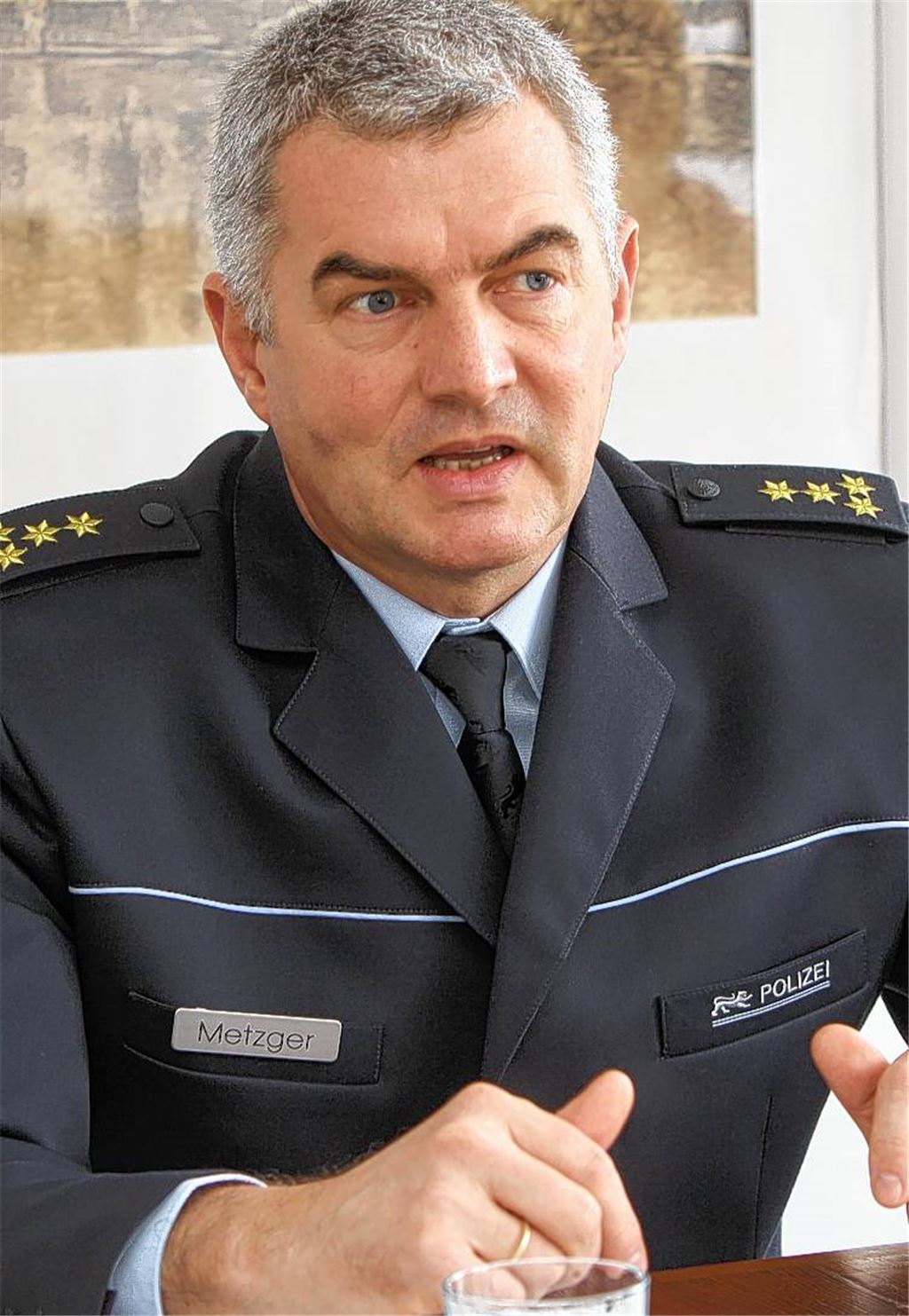 Polizeichef Burkhard Metzger hofft, dass in Pforzheim eines der neuen Präsidien entsteht. 