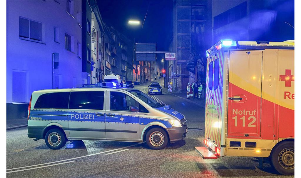 Polizeieinsatz in Pforzheim. Foto: myro