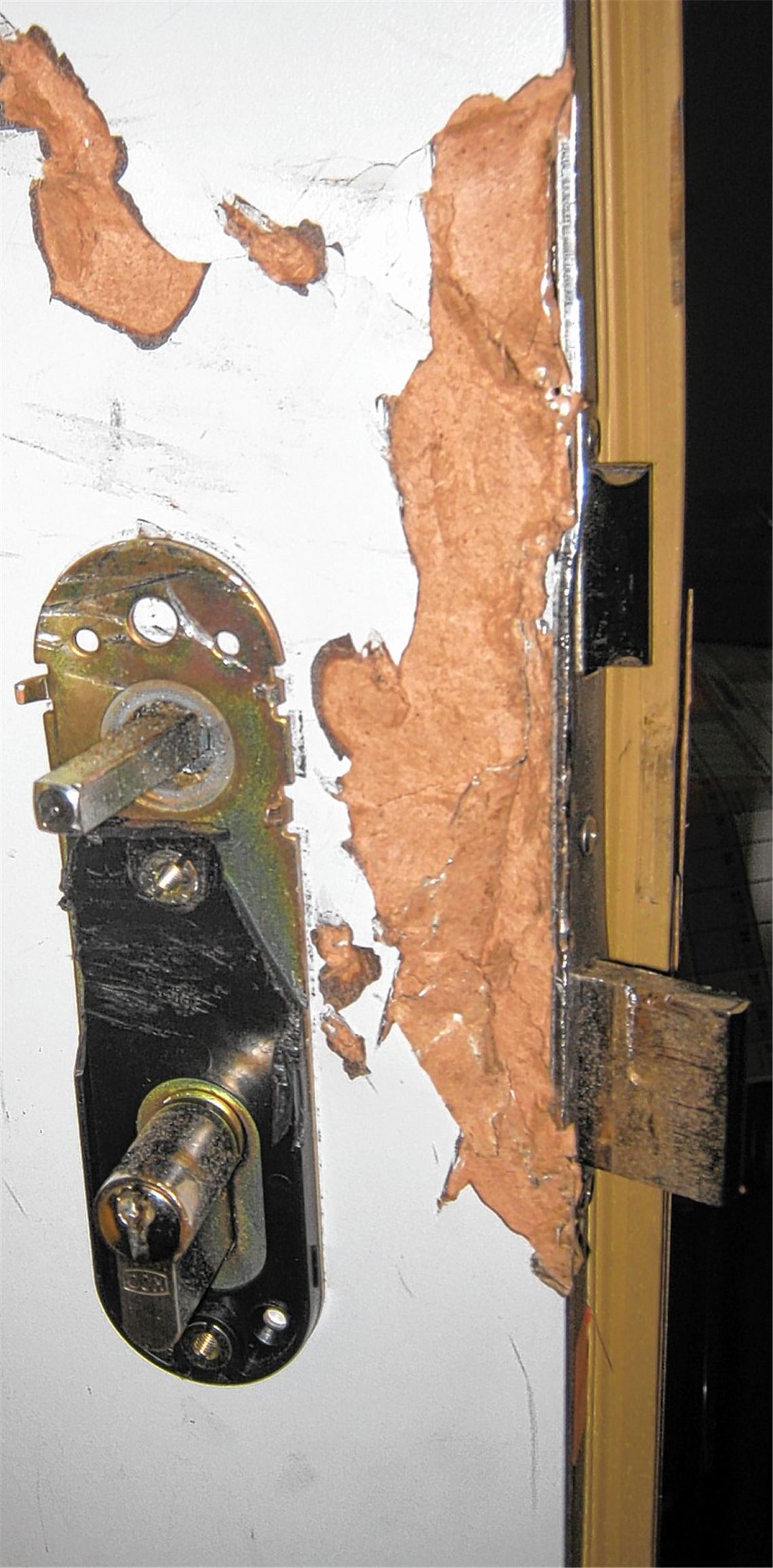 Polizeifoto vom Tatort Insel-Schule.