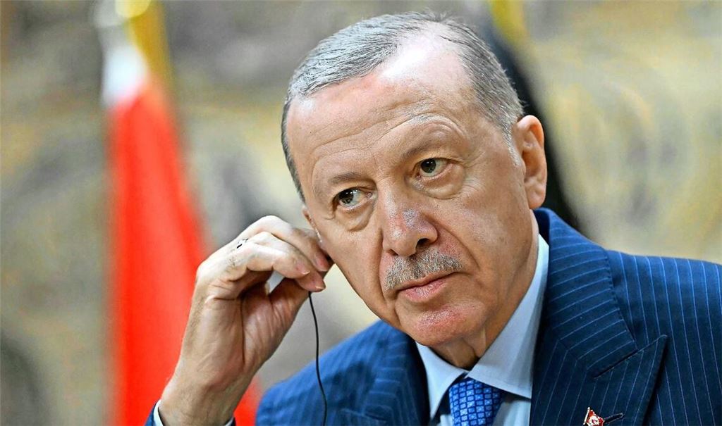 Präsident Recep Tayyip Erdogan beschimpft Israel als „Terrorstaat“.