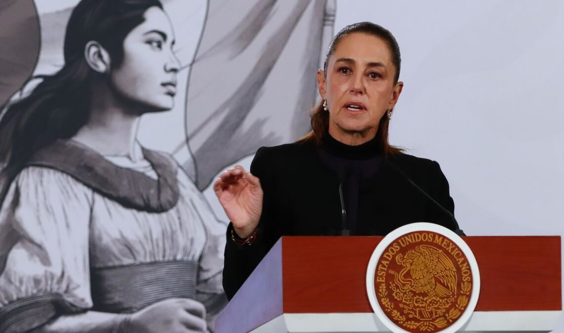 Präsidentin Sheinbaum will die Sicherheit bei der WM garantieren. (Archivbild)