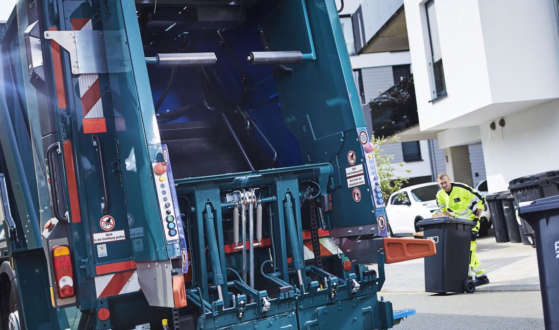 PreZero im Einsatz: In der Vergangenheit wurde nicht jeder Termin eingehalten. Foto: PreZero