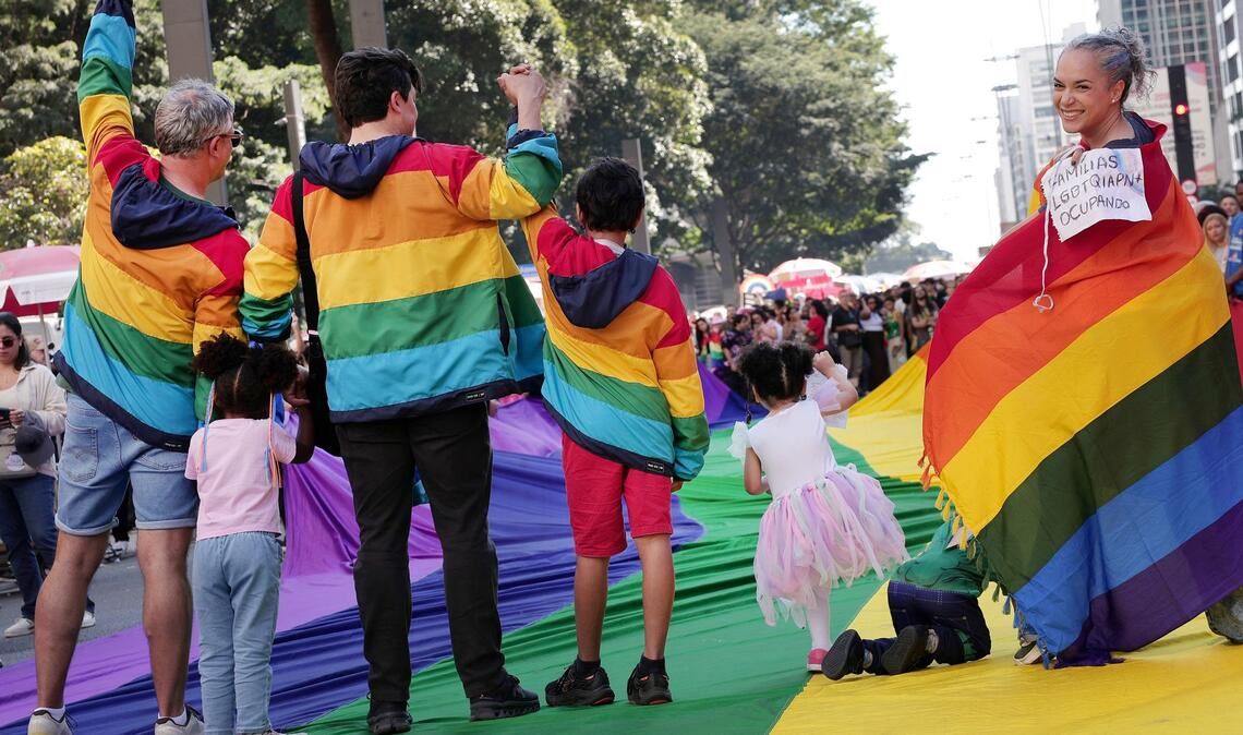 Pride-Parade in Sao Paulo