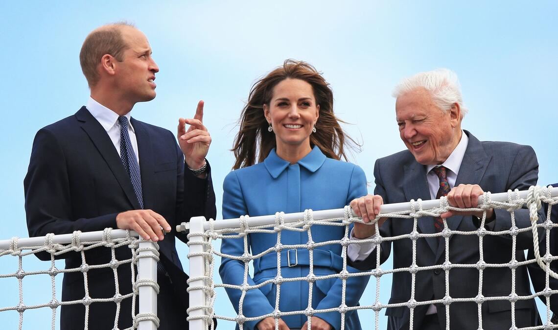 Prinz William baute im Laufe der Zeit eine enge Beziehung zu Attenborough auf. (Archivbild)