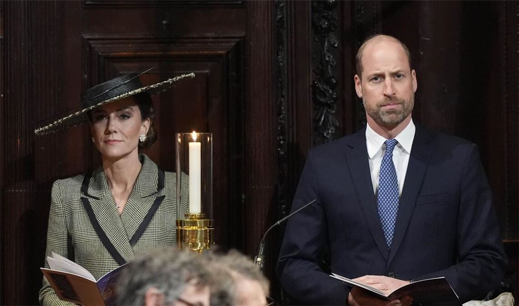 Prinz William und Prinzessin Kate von Wales während der Inthronisierungszeremonie von Dame Sarah Mullally als 106. Erzbischöfin von Canterbury.